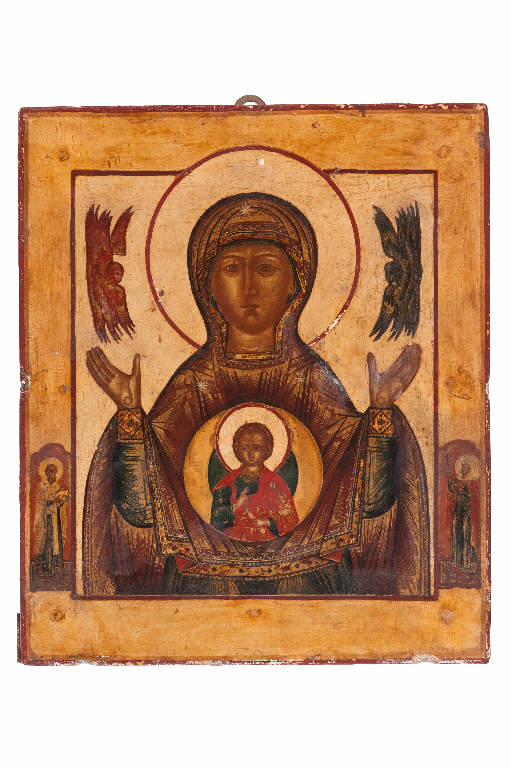 Madre di Dio del Segno, Madre di Dio del Segno (icona) di Vihljaev, Aleksey; A OP (; attr.) - scuola russa centrale (ultimo quarto sec. XVIII)