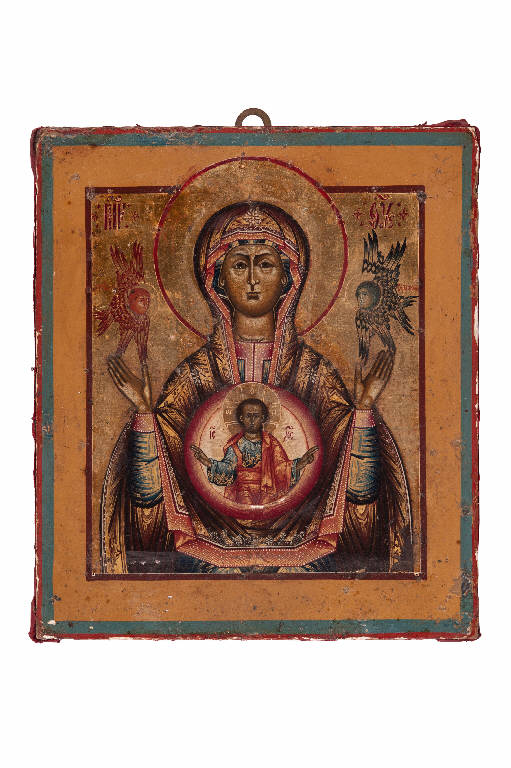 Madre di Dio del Segno, Madre di Dio del Segno (icona) di Myllys, Johann - scuola russa di Nev'jansk (inizio sec. XIX)
