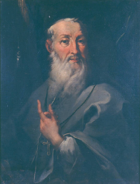 Ritratto del vescovo Agostino Maria Neuroni, ritratto di ecclesiastico (dipinto) di Ligari Cesare (attr.) (metà sec. XVIII)