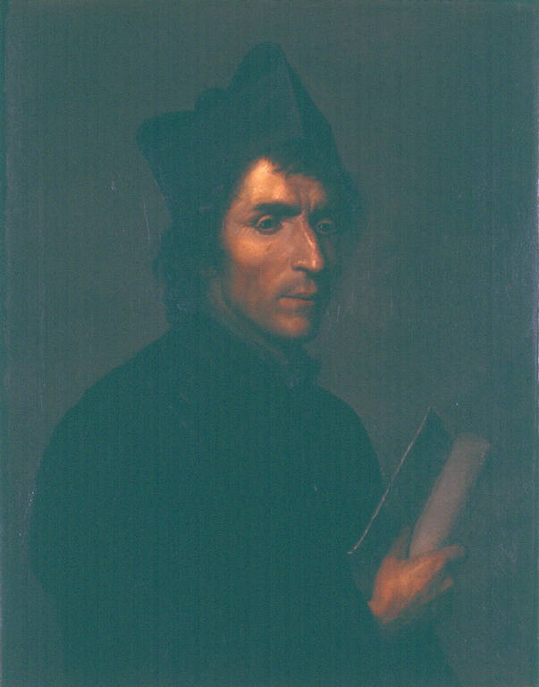 Benefattore dell'ospedale di Sondrio, Ritratto di ecclesiastico (dipinto) di Ligari Cesare (attr.) (terzo quarto sec. XVIII)