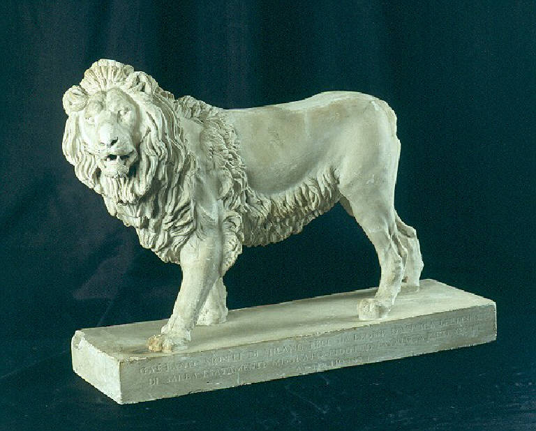 leone (calco) di Monti Gaetano (sec. XIX)
