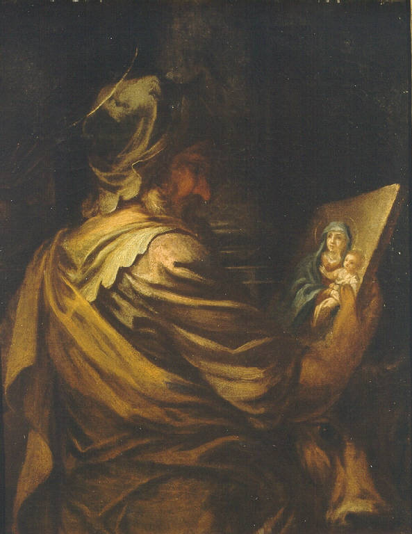 RITRATTO DI SAN LUCA (dipinto) di Annoni Michele (ultimo quarto sec. XVIII)