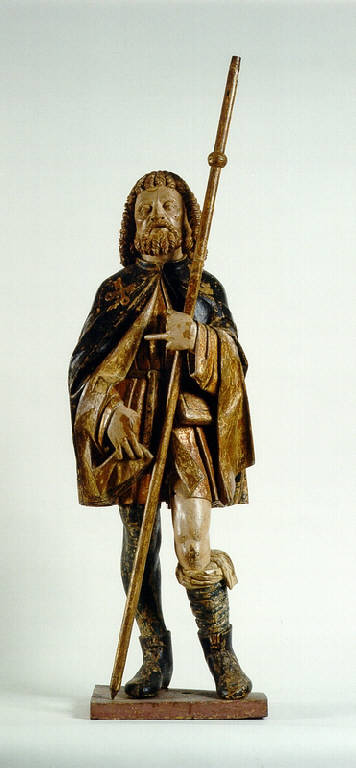 SAN ROCCO (scultura) di De Donati Giovanni Ambrogio; De Donati Giovanni Pietro (attr.; attr.) (primo quarto sec. XVI)