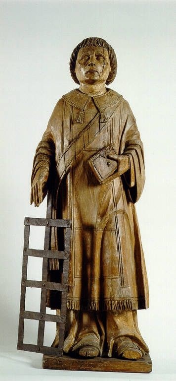 SAN LORENZO (scultura) di De Donati Giovanni Ambrogio; De Donati Giovanni Pietro (attr.; attr.) (primo quarto sec. XVI)