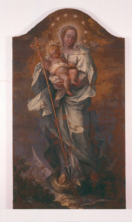 IMMACOLATA (dipinto) di Parravicini Giacomo (bottega) (fine/inizio secc. XVII/ XVIII)