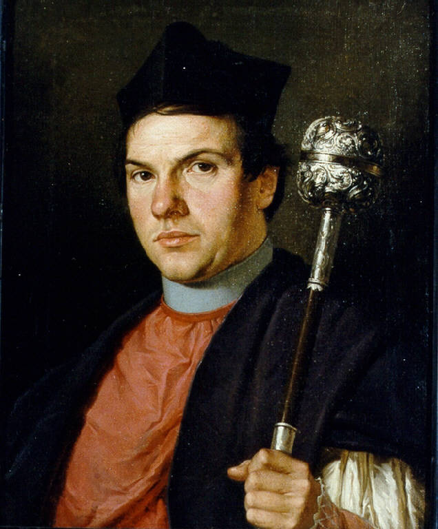 RITRATTO DEL SACERDOTE GIOVANNI BATTISTA CASTELLANI (dipinto) di Caimi Antonio (sec. XIX)
