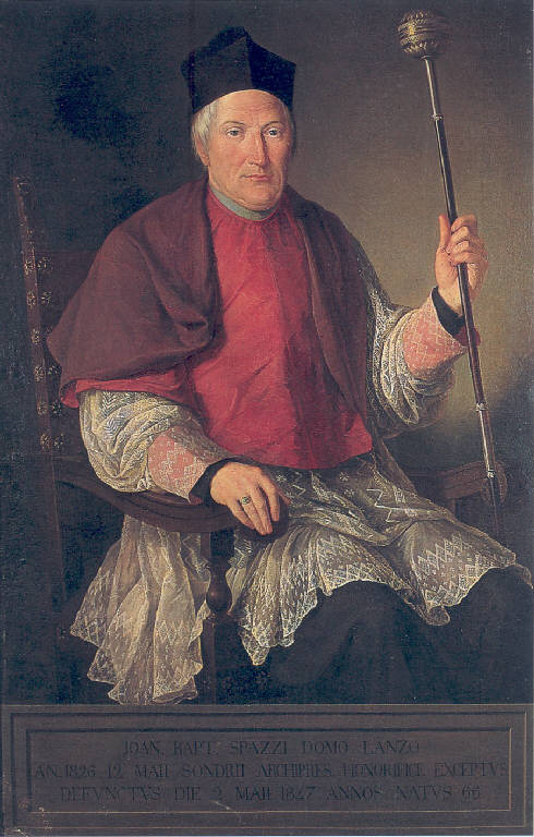 RITRATTO DI ECCLESIASTICO (dipinto) di Caimi Antonio (sec. XVIII)