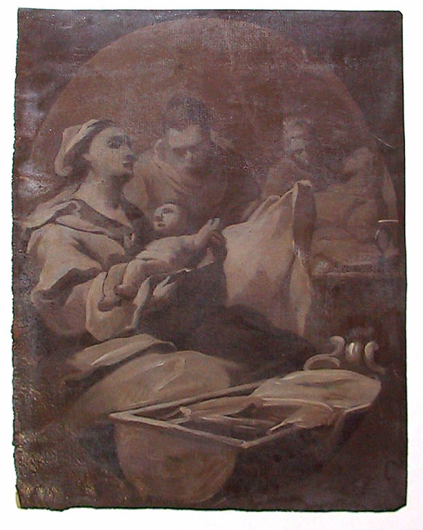 Nascita di Maria Vergine (dipinto) di Ligari Giovanni Pietro (sec. XVIII)