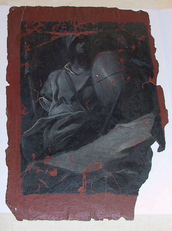 guerriero (dipinto) di Ligari Cesare (sec. XVIII)