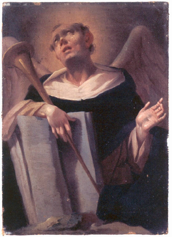 Santo Domenicano (dipinto) di Ligari Giovanni Pietro (prima metà sec. XVIII)