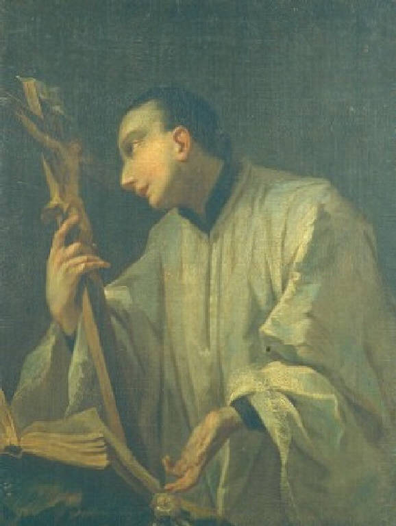 San Luigi Gonzaga (dipinto) di Ligari Giovanni Pietro (prima metà sec. XVIII)