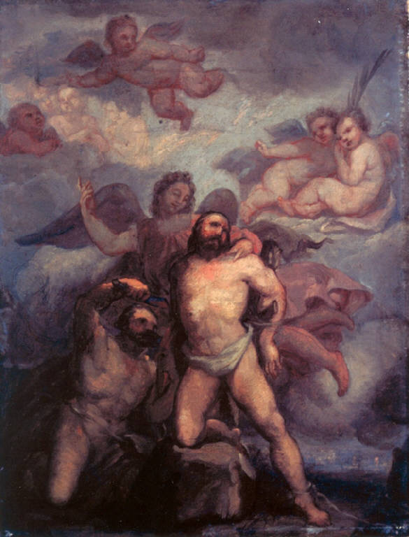 Martirio di San Bartolomeo (dipinto) di Ligari Angelo (sec. XIX)