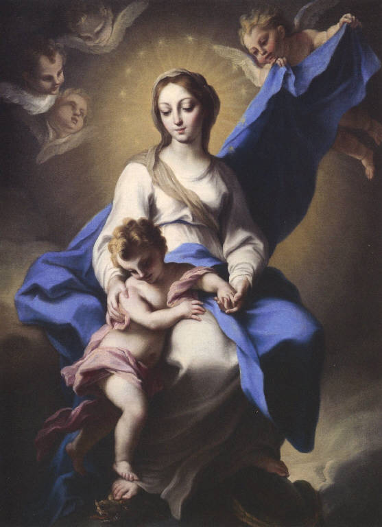 Madonna Immacolata, Madonna Immacolata (dipinto) di Legnani, Stefano Maria (sec. XVIII)