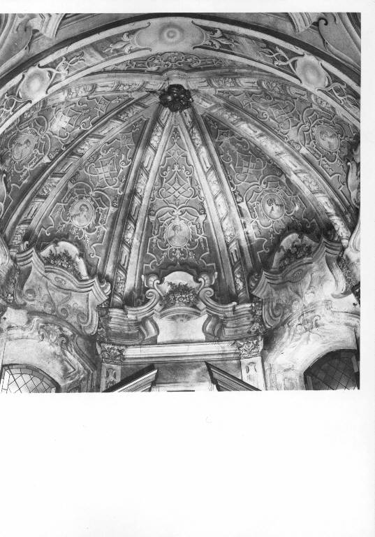 MOTIVI DECORATIVI ARCHITETTONICI E AD ARABESCHI (decorazione parietale) - ambito lombardo (secondo quarto sec. XVIII)