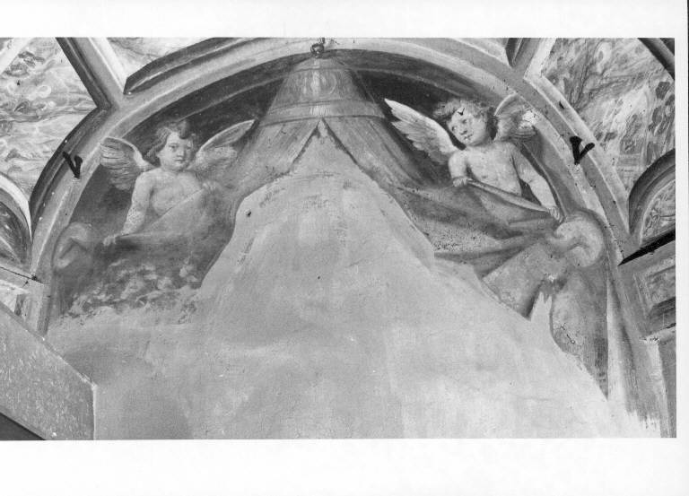 ANGELI REGGICORTINA (dipinto) (sec. XVIII)