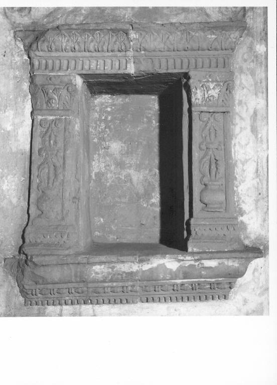 mostra di tabernacolo a muro (fine sec. XV)