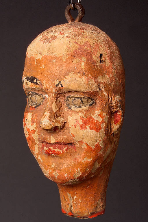 Figura femminile (testa di marionetta) (seconda metà sec. XIX)