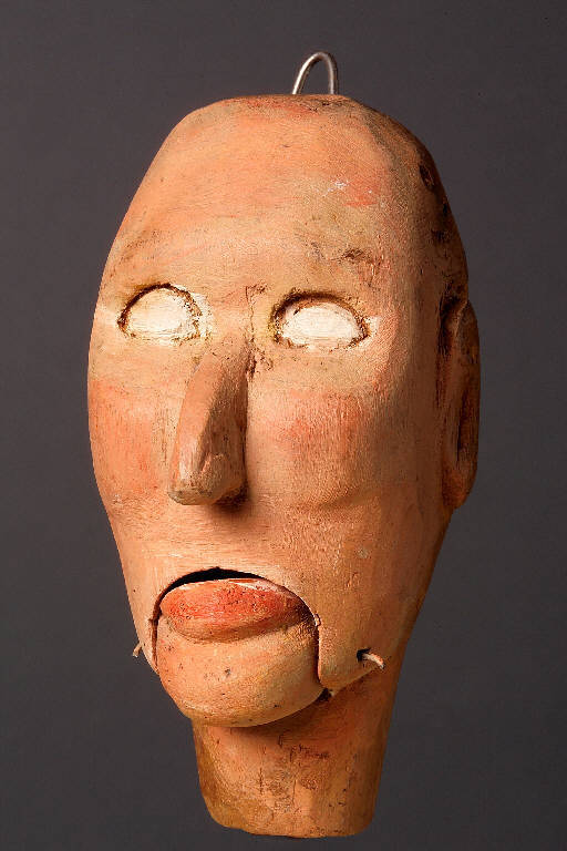 Figura maschile (testa di marionetta) (seconda metà sec. XIX)