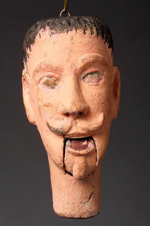 Figura maschile (testa di marionetta) (fine sec. XIX)