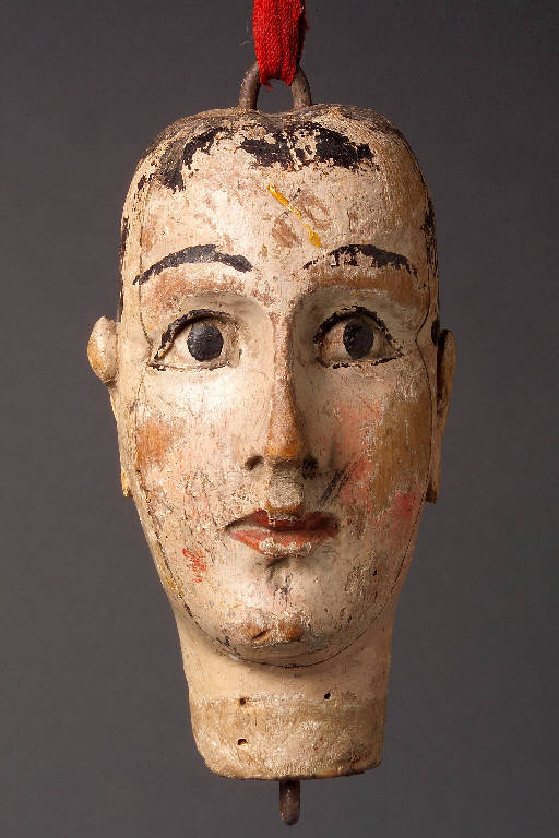 Figura maschile (testa di marionetta) (fine sec. XIX)