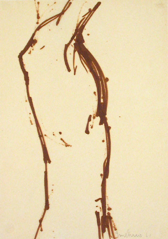 Senza titolo, Figura antropomorfa (dipinto) di Anselmo (sec. XX)