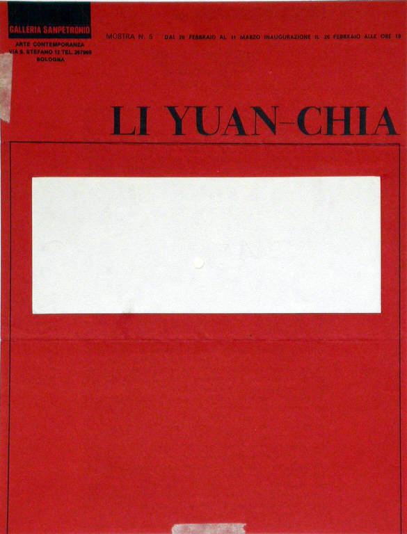 Senza titolo, Astratto (disegno) di Li Yuan-Chia (seconda metà sec. XX)