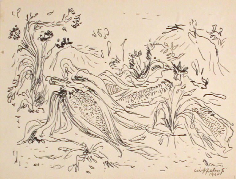 Senza titolo, Natura morta (dipinto) di Crippa Luca (sec. XX)