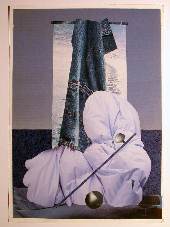 Eva di Lampedusa, Figurativo (collage) di Crippa Luca (sec. XX)