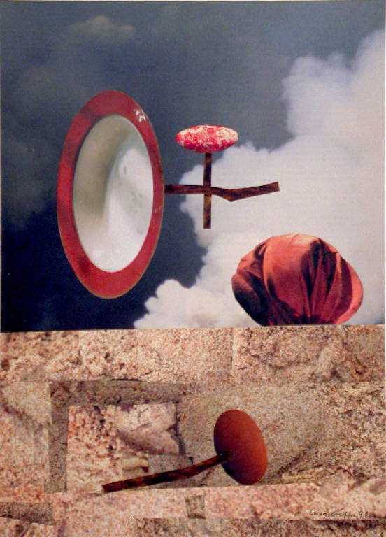 Senza titolo, Figurativo (collage) di Crippa Luca (sec. XX)