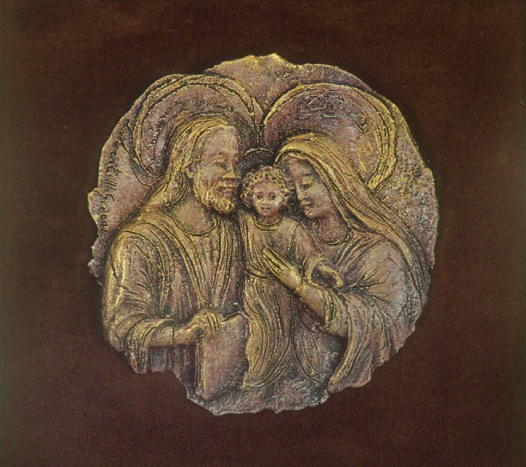 Sacra Famiglia, SACRA FAMIGLIA (scultura) di Liberti Maria Giovanna (sec. XXI)