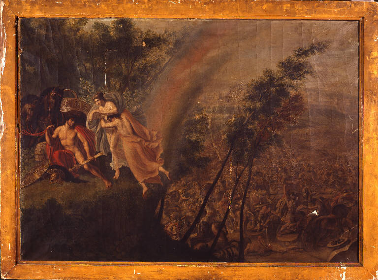 Teti conforta Achille, TETI E ACHILLE (dipinto) di Ademollo, Luigi (seconda metà sec. XVIII)