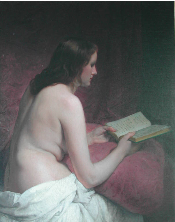 Odalisca che legge, Odalisca che legge (dipinto) di Hayez, Francesco (sec. XIX)