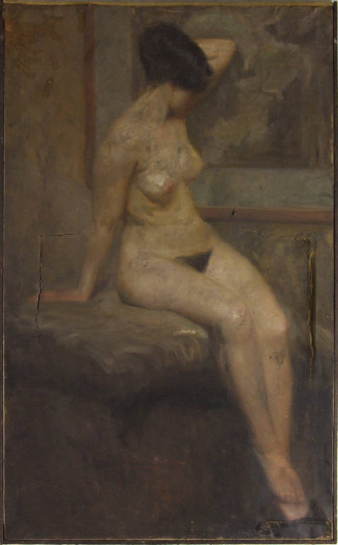 Nudo di donna, NUDO FEMMINILE (dipinto) di Graziani, Alfio Paolo (sec. XX)