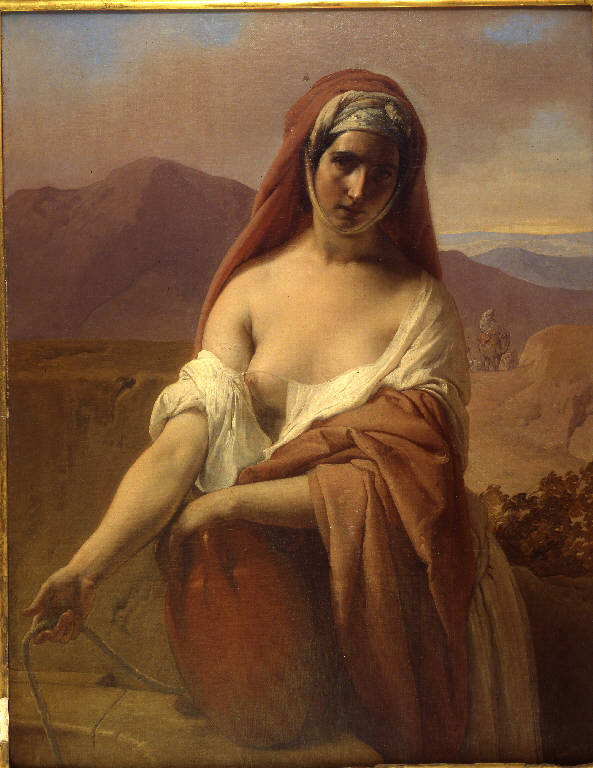 Rebecca al pozzo, REBECCA AL POZZO (dipinto) di Hayez, Francesco (sec. XIX)