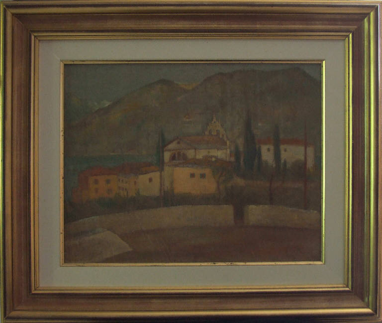 San Carlo di Menaggio, San Carlo a Menaggio (dipinto) di Borelli, Antonio (sec. XX)