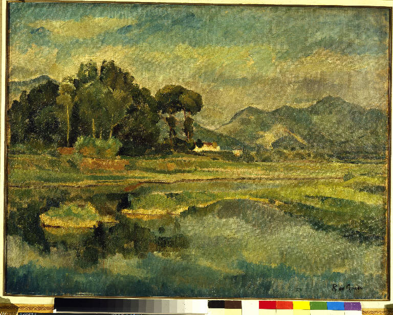Il Cinquale, Paesaggio (dipinto) di de Grada, Raffaele (sec. XX)