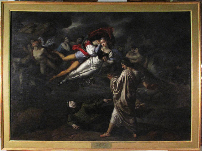 Paolo e Francesca, PAOLO E FRANCESCA (dipinto) di Sala Vitale (primo quarto sec. XIX)