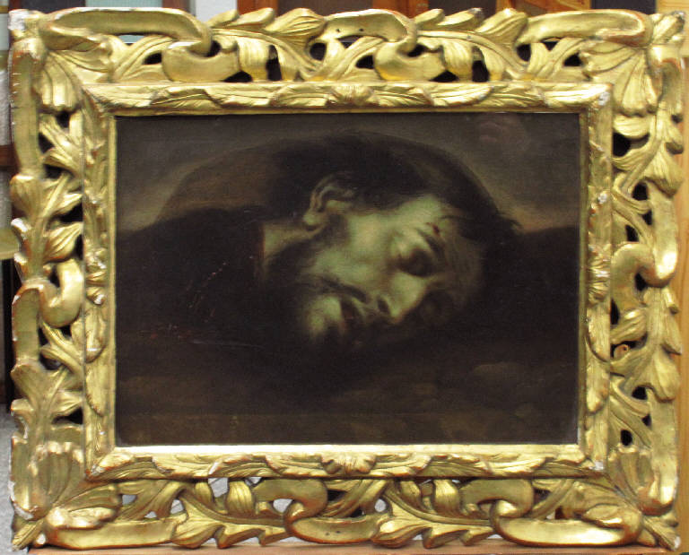 Testa di San Giovanni Battista, RITRATTO MASCHILE (dipinto) di Doneda Giovanni Stefano detto Montalto (sec. XIX)