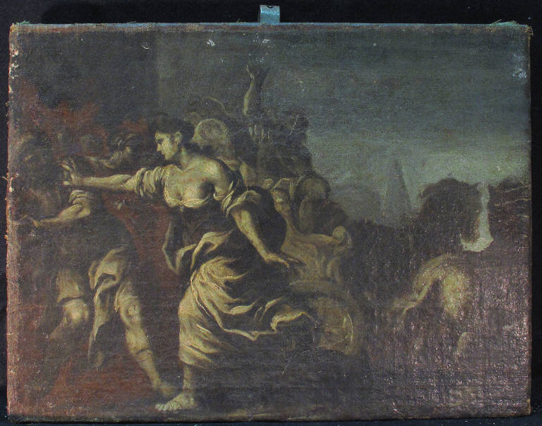 Episodio storico, SCENA STORICA (dipinto) di pittore ignoto (sec. XIX)