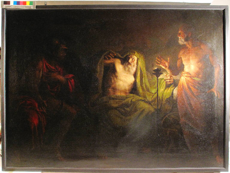 La lucerna di Anassagora, ANASSAGORA E PERICLE (dipinto) di Politi Odorico (sec. XIX)