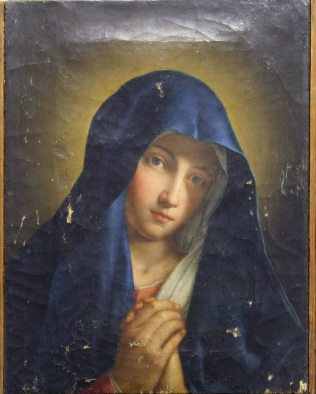 Copia della Madonna del Sassoferrato, MADONNA (dipinto) di Bigatti, Agostino (sec. XIX)