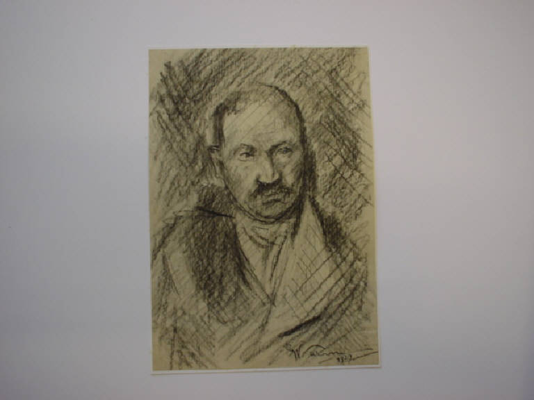 Ritratto del padre, RITRATTO MASCHILE (disegno) di Parisi Giuseppe Vittorio (sec. XX)