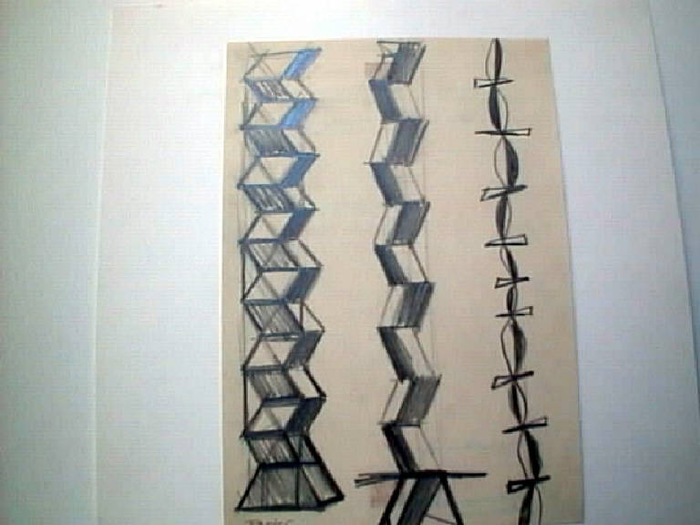 Moduli composti, Astratto (disegno) di Parisi Giuseppe Vittorio (sec. XX)