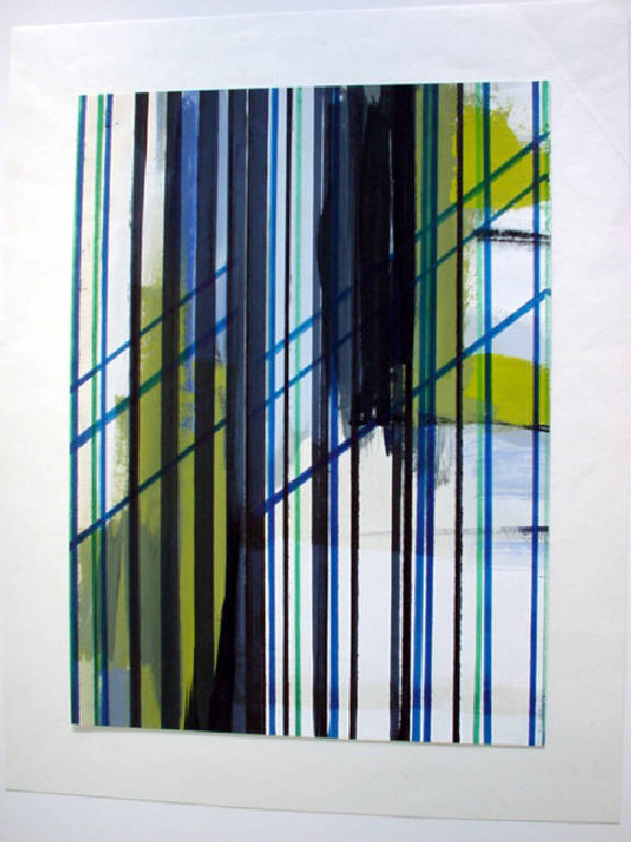 Struttura verticale, Astratto (disegno) di Parisi Giuseppe Vittorio (sec. XX)
