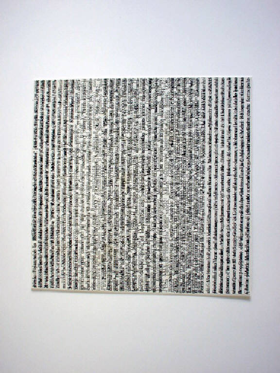 Studio per la distruzione di un testo critico, Astratto (disegno) di Parisi Giuseppe Vittorio (sec. XX)