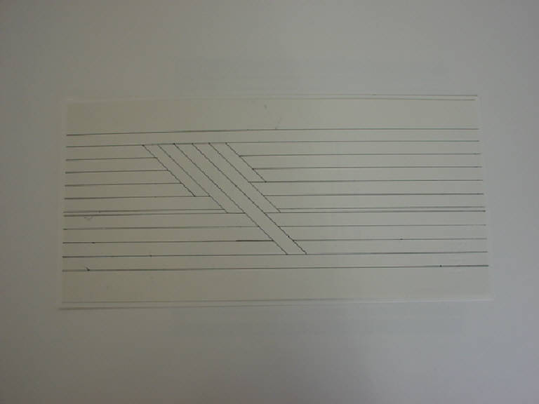 Progetto per bidimensione, Progetto (disegno) di Parisi Giuseppe Vittorio (sec. XX)
