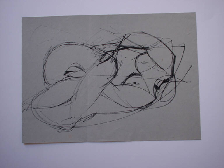 Nudo femminile (disegno) di Mazzullo Giuseppe (sec. XX)