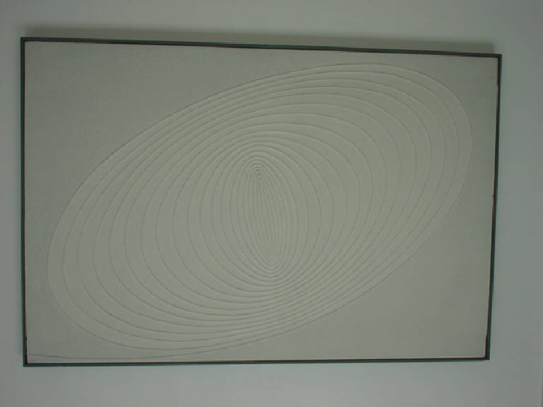 Spirale bianca (dipinto) di Del Sole Claudio (sec. XX)