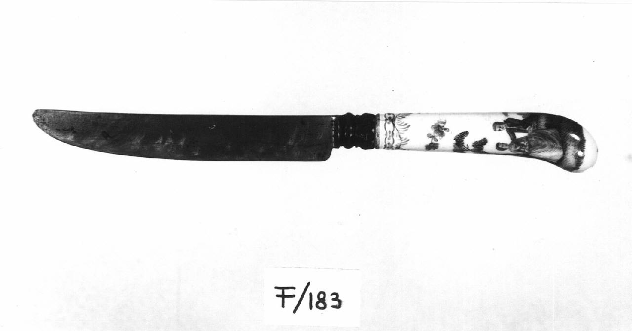 coltello - manifattura tedesca (secondo quarto sec. XIX)