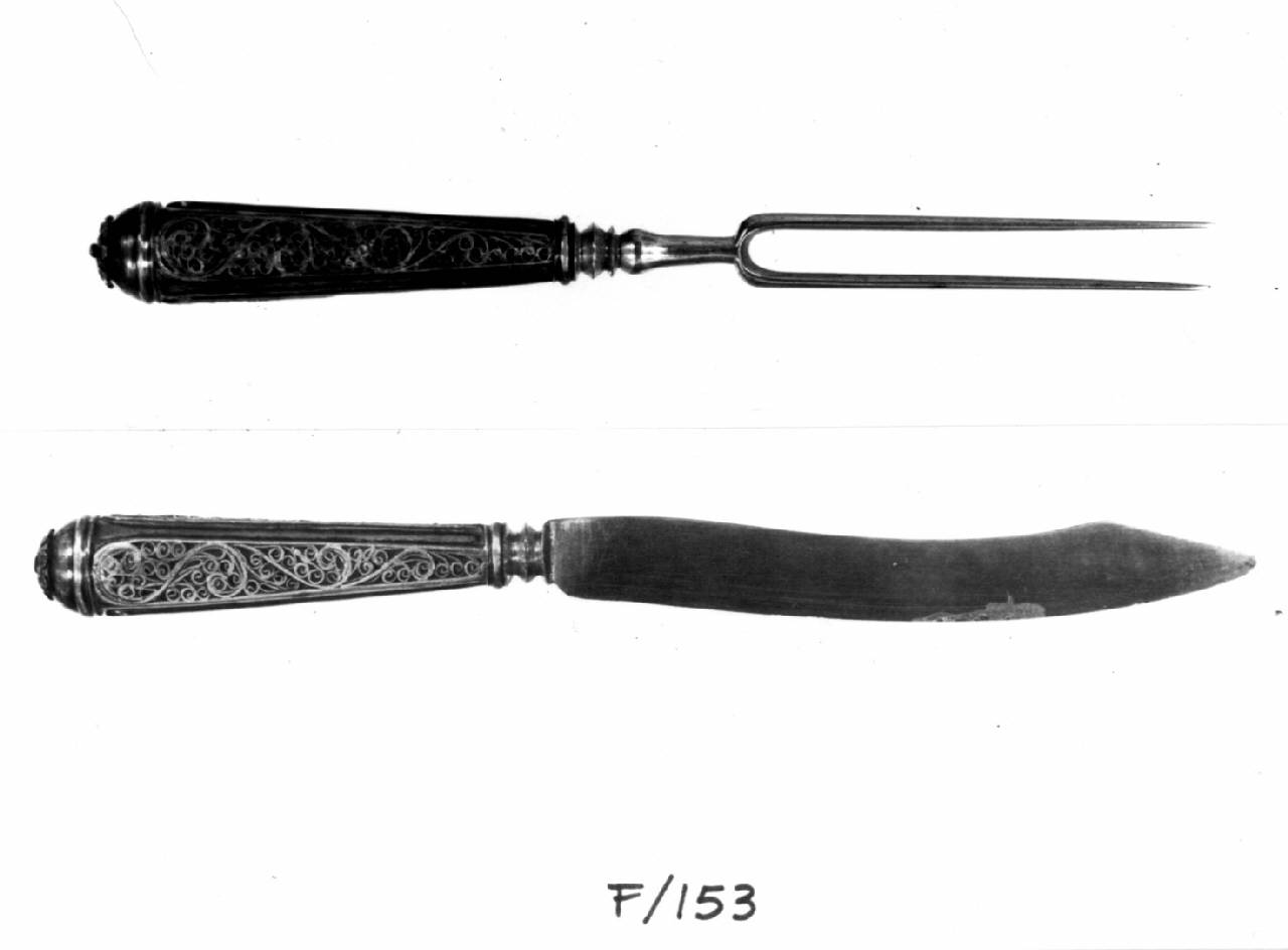 coltello - manifattura tedesca (prima metà sec. XVIII)